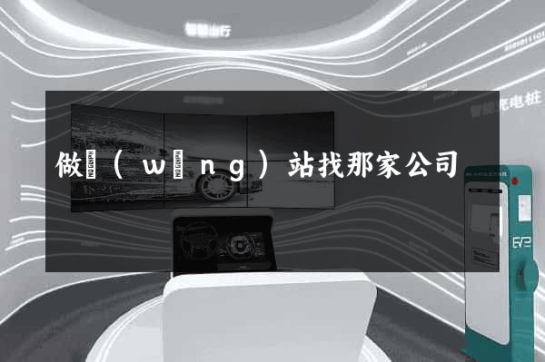 做網(wǎng)站找那家公司