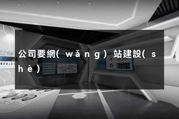 公司要網(wǎng)站建設(shè)