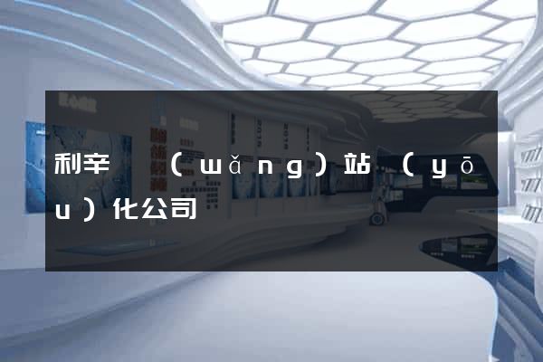 利辛縣網(wǎng)站優(yōu)化公司