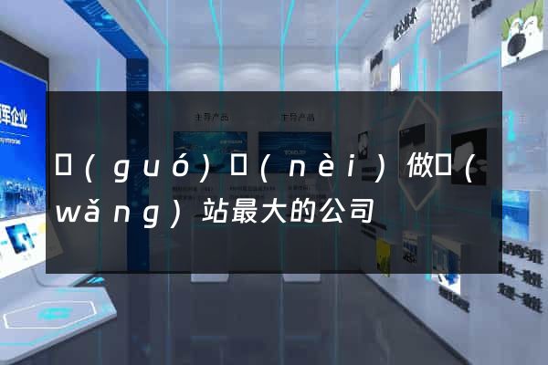 國(guó)內(nèi)做網(wǎng)站最大的公司