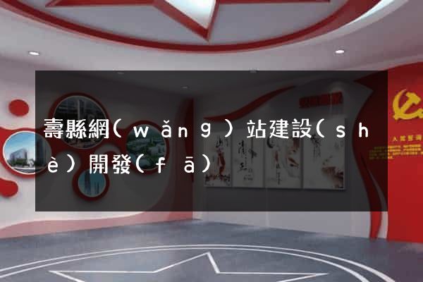 壽縣網(wǎng)站建設(shè)開發(fā)