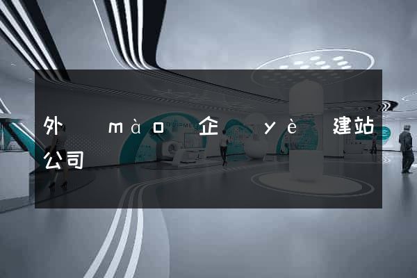 外貿(mào)企業(yè)建站公司