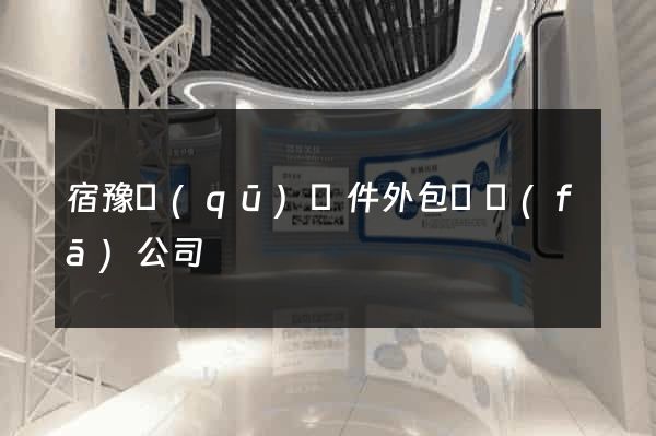 宿豫區(qū)軟件外包開發(fā)公司