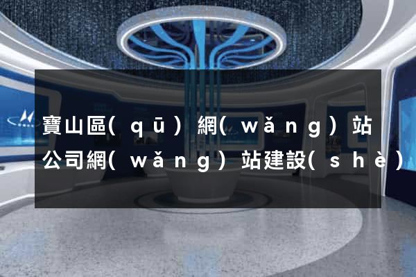 寶山區(qū)網(wǎng)站公司網(wǎng)站建設(shè)