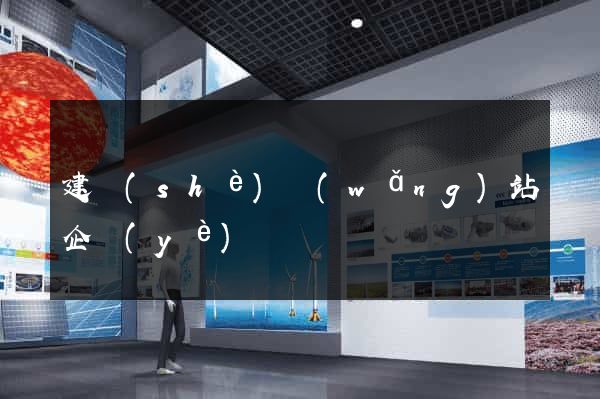 建設(shè)網(wǎng)站企業(yè)