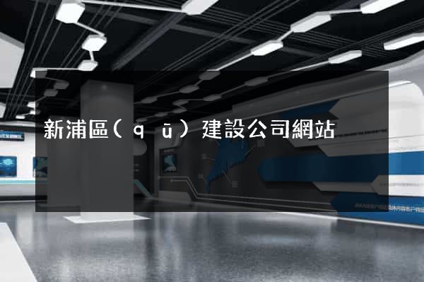 新浦區(qū)建設公司網站