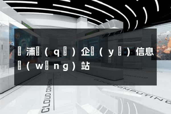 楊浦區(qū)企業(yè)信息網(wǎng)站