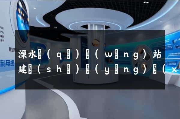 溧水區(qū)網(wǎng)站建設(shè)營(yíng)銷(xiāo)型