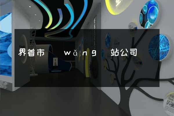 界首市網(wǎng)站公司