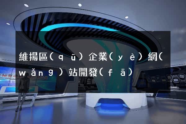 維揚區(qū)企業(yè)網(wǎng)站開發(fā)