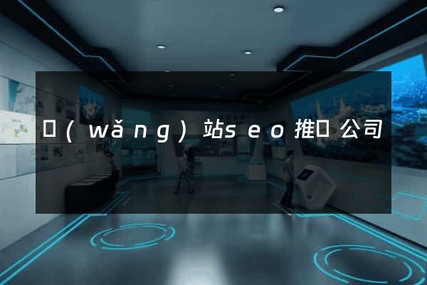 網(wǎng)站seo推廣公司