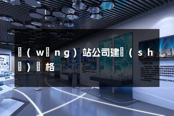 網(wǎng)站公司建設(shè)價格