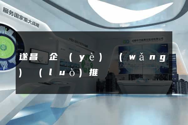 遂昌縣企業(yè)網(wǎng)絡(luò)推廣