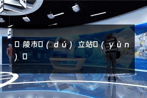 銅陵市獨(dú)立站運(yùn)營